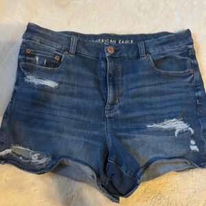 American Eagle Outfitters Women's Blue Denim Shorts